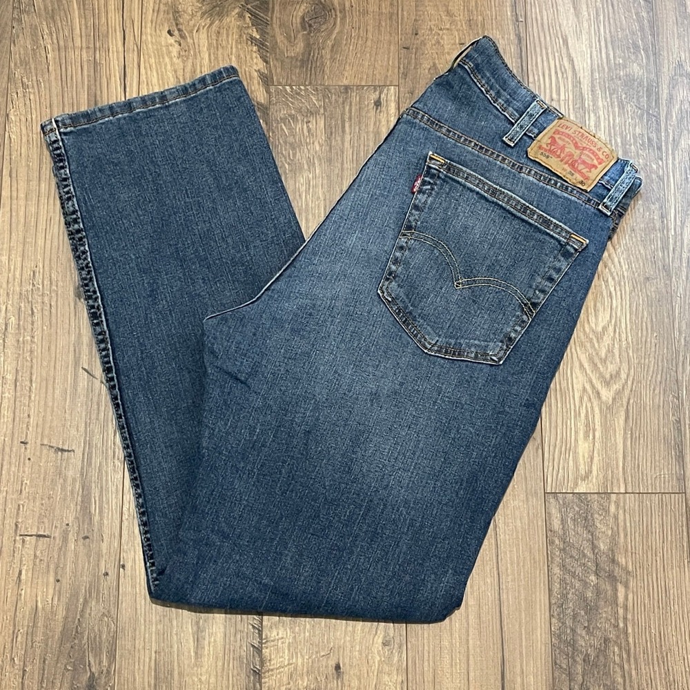Levi's 559 Relaxed Straight Jeans Mens 38x30 Medium Wash Blue 00559-0421